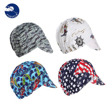 Load image into Gallery viewer, Cotton Welding Cap Hat Welders Retardant Sweat Adjustable